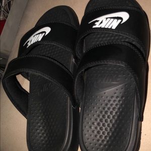 Nike double strapped sandals